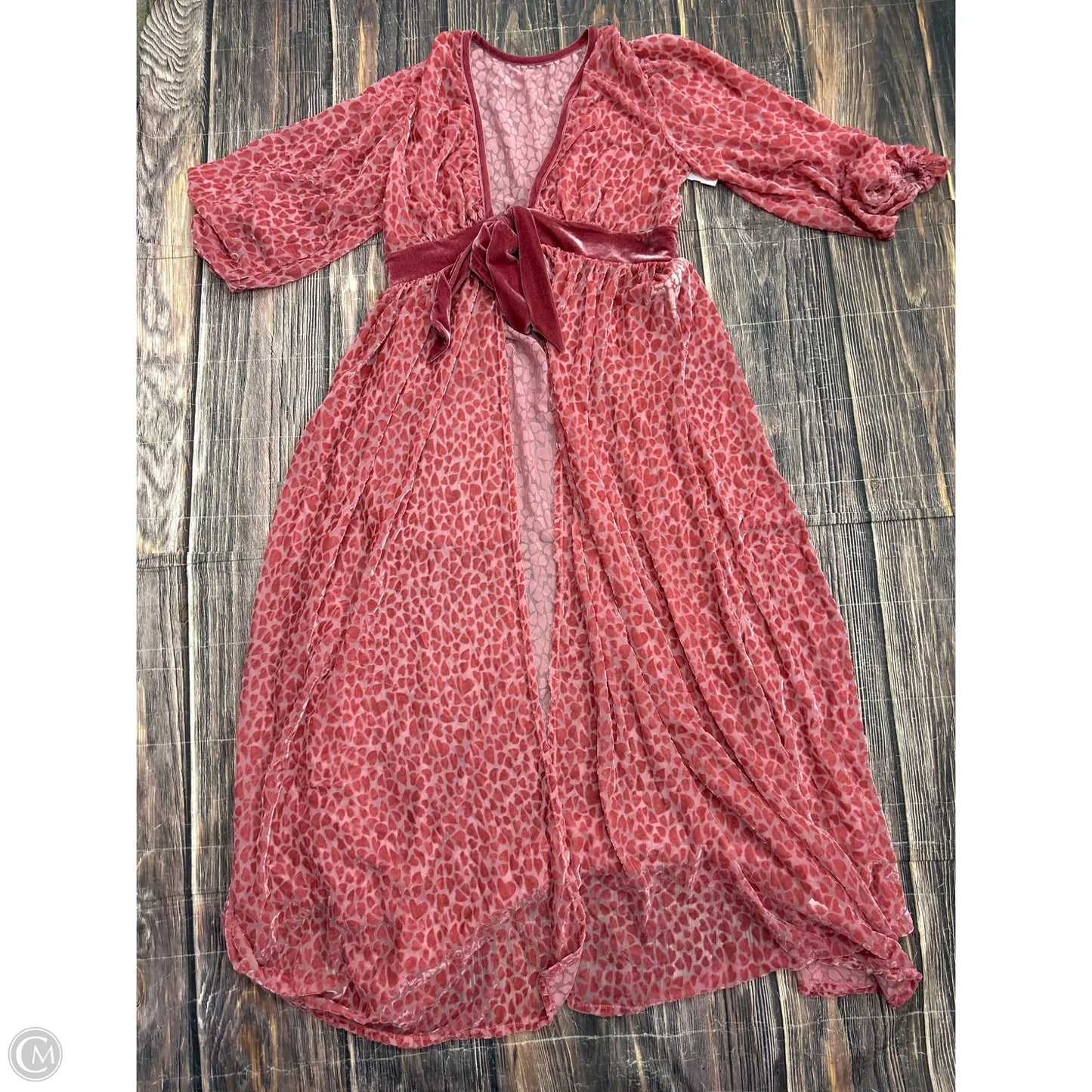 Cardigan By Clothes Mentor In Pink, Size: 18