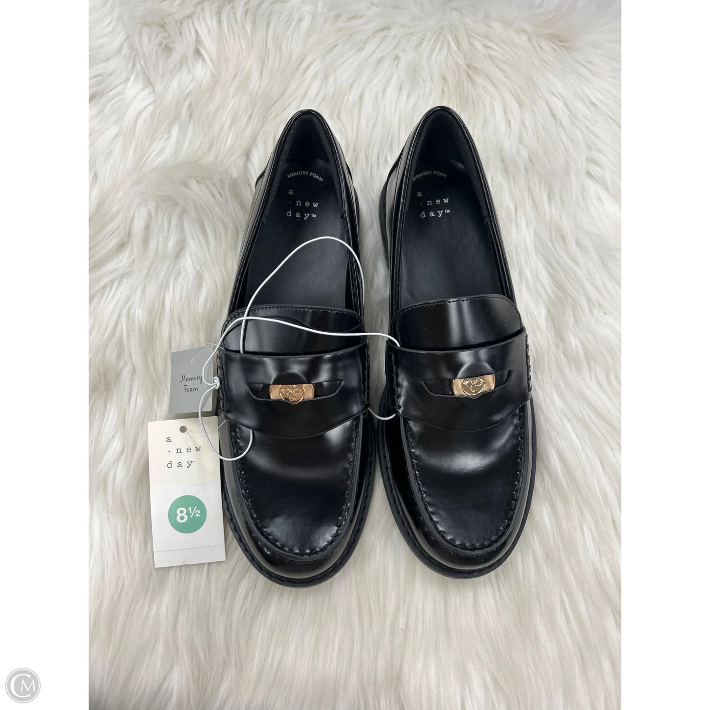 Shoes Flats By A New Day In Black, Size: 8.5