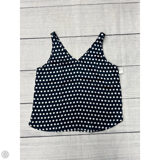Tank Top By Loft In Polkadot Pattern, Size: M