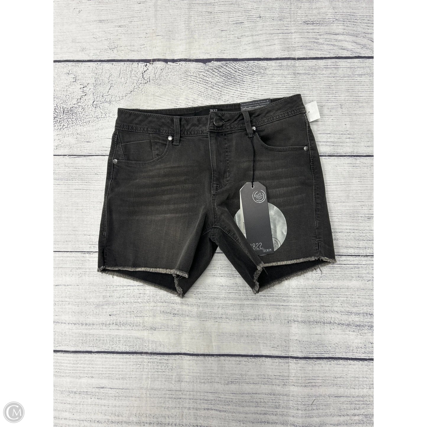 Shorts By 1822 Denim In Black Denim, Size: 8