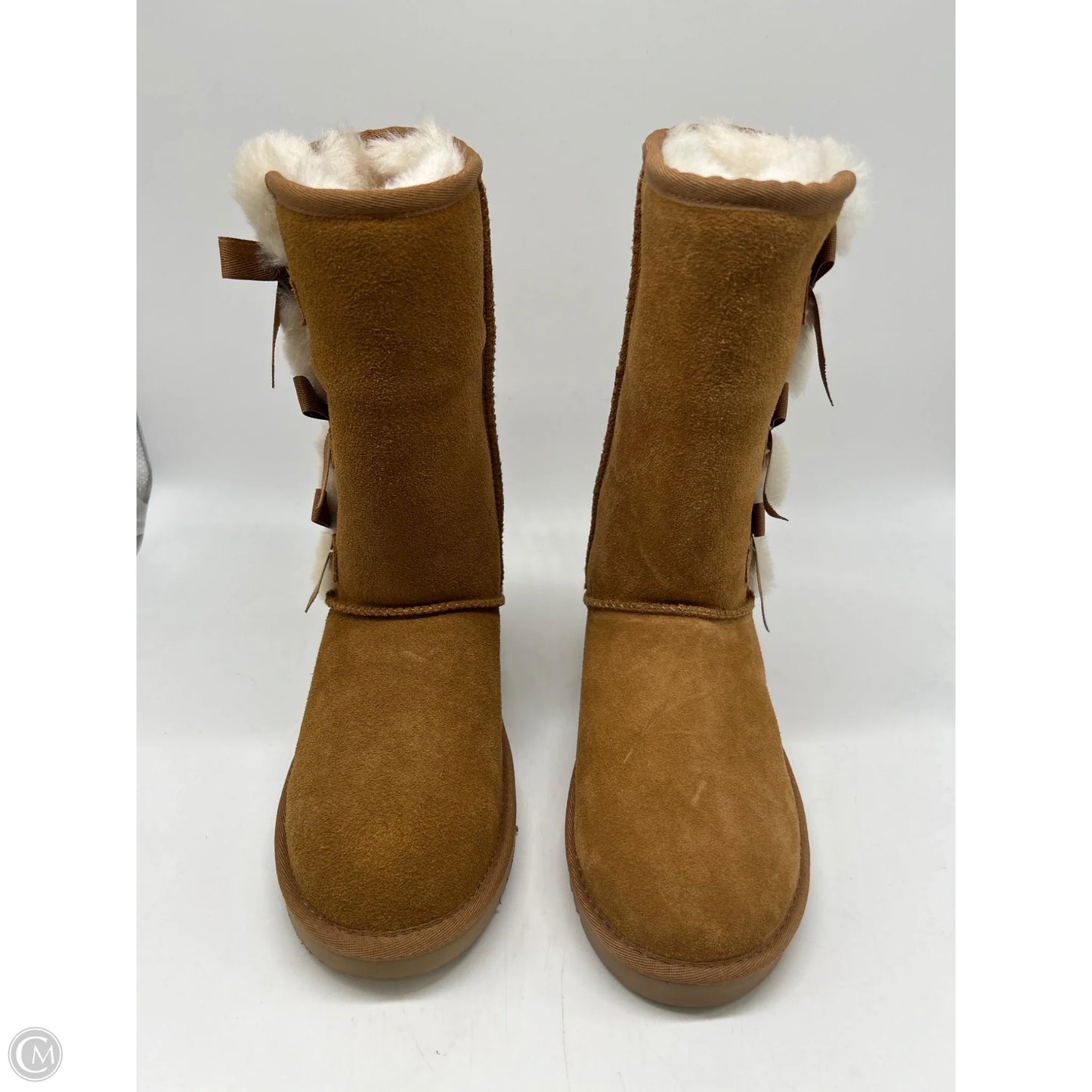 Boots Mid-calf Flats By Koolaburra By Ugg In Brown, Size: 6
