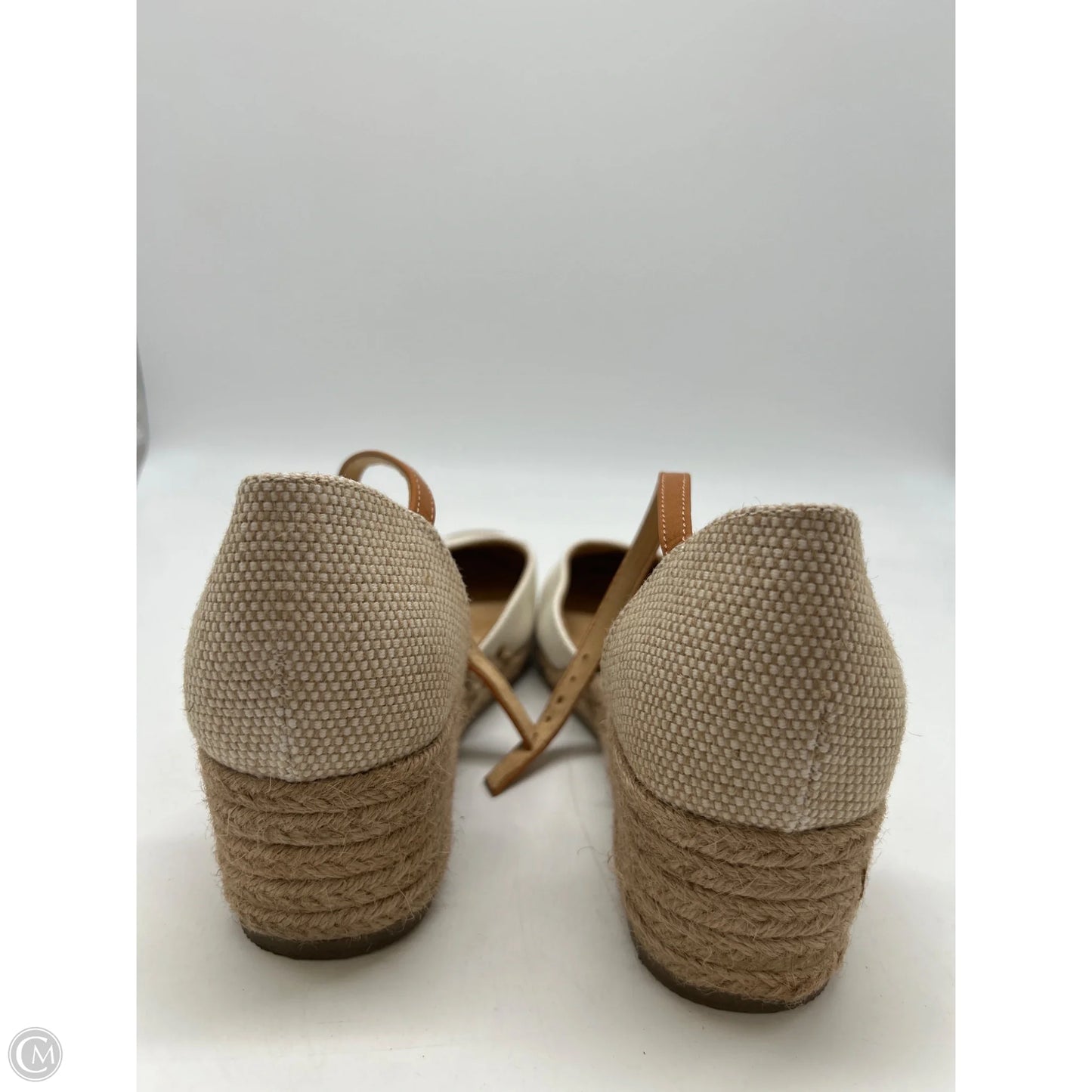 Shoes Heels Wedge By Clothes Mentor In White, Size: 8.5