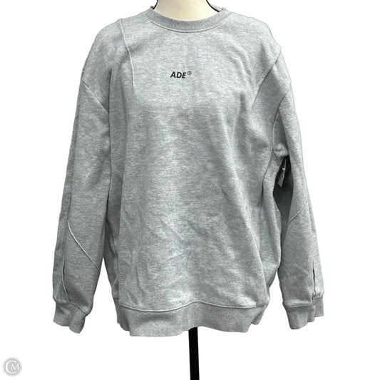 Sweatshirt Crewneck By Clothes Mentor In Grey, Size: M