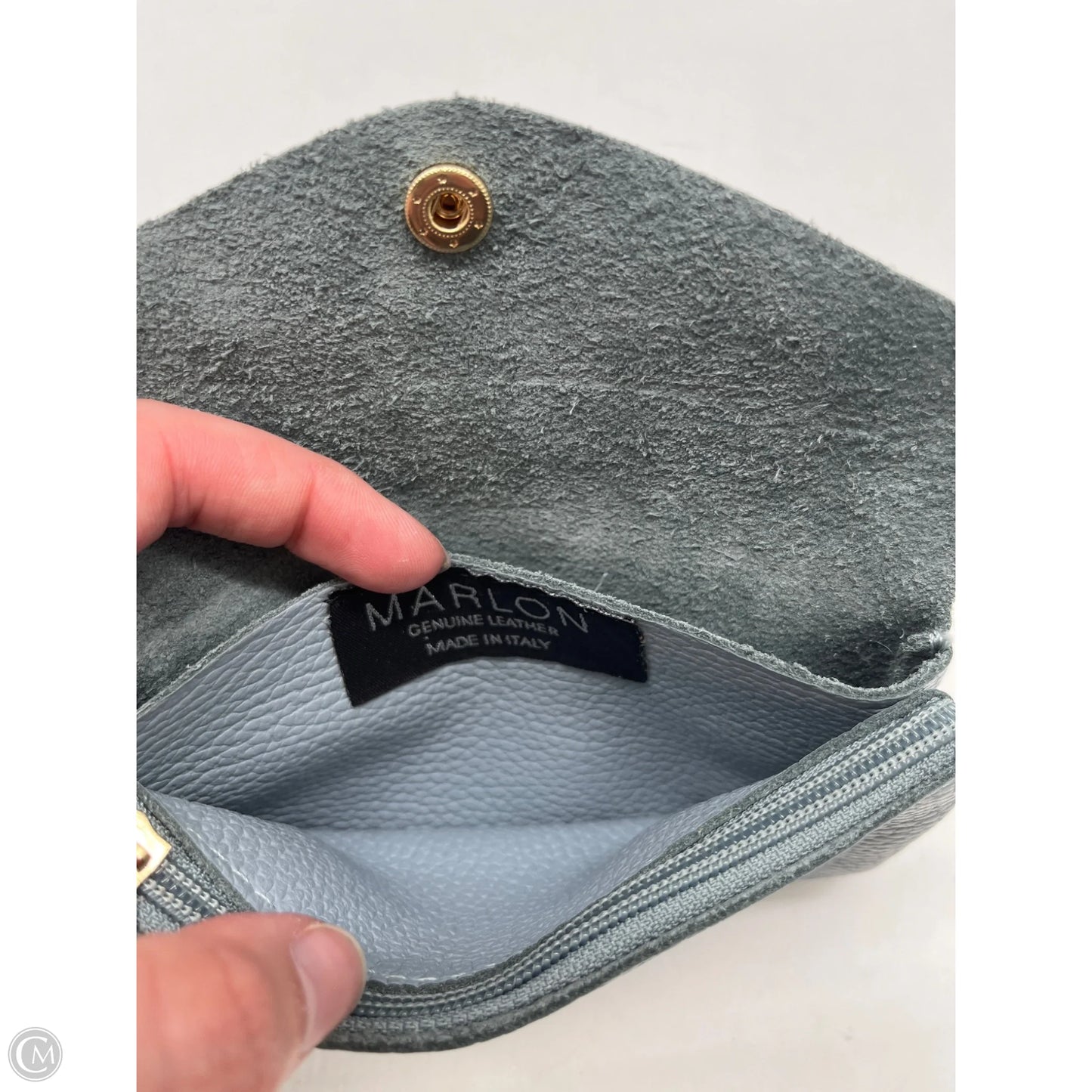 Wallet Leather By Clothes Mentor, Size: Medium