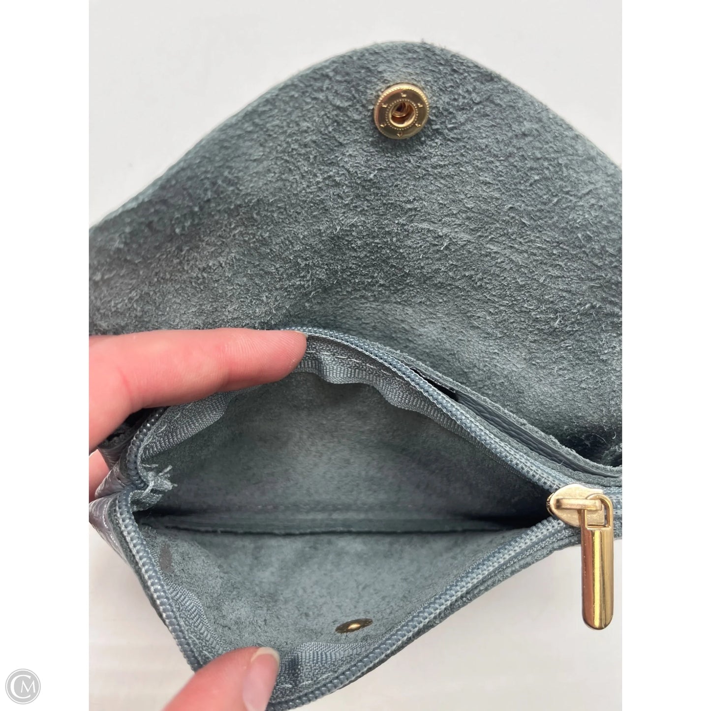 Wallet Leather By Clothes Mentor, Size: Medium