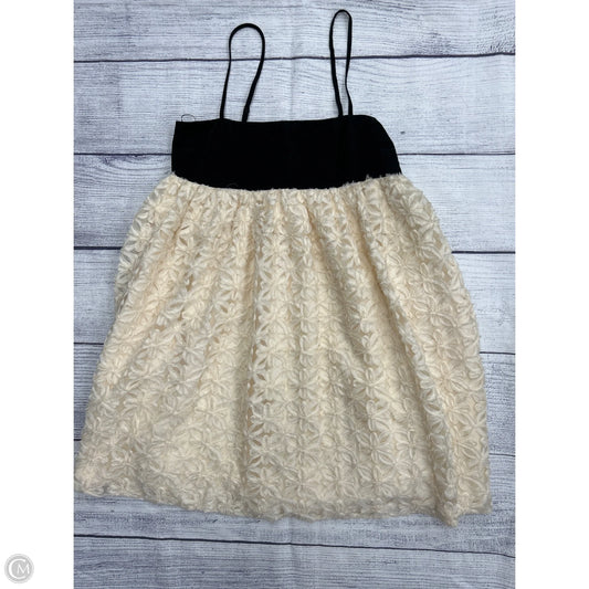 Dress Casual Short By Endless Rose In Black & Cream, Size: L