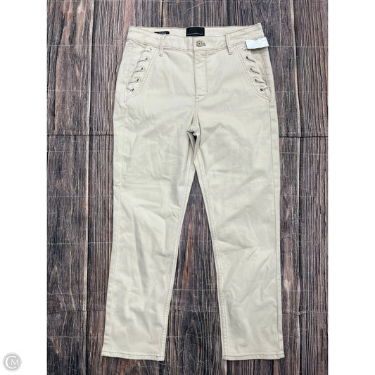 Pants Cropped By White House Black Market In Cream, Size: 8