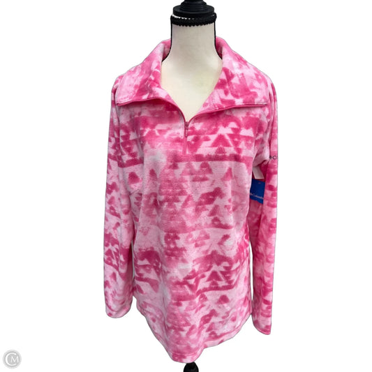 Sweatshirt Collar By Columbia In Pink, Size: 1x