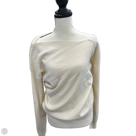 Sweater By Clothes Mentor In Cream, Size: M