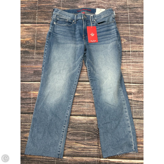Jeans Cropped By Lucky Brand In Blue Denim, Size: 8
