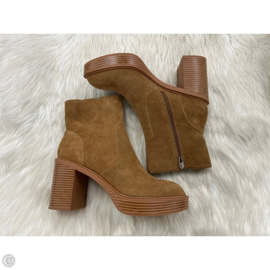 Boots Ankle Heels By Dolce Vita In Brown, Size: 9.5