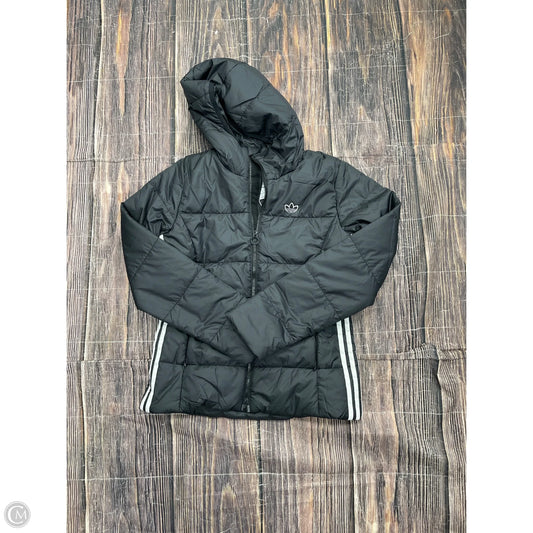 Coat Puffer & Quilted By Adidas In Black, Size: S