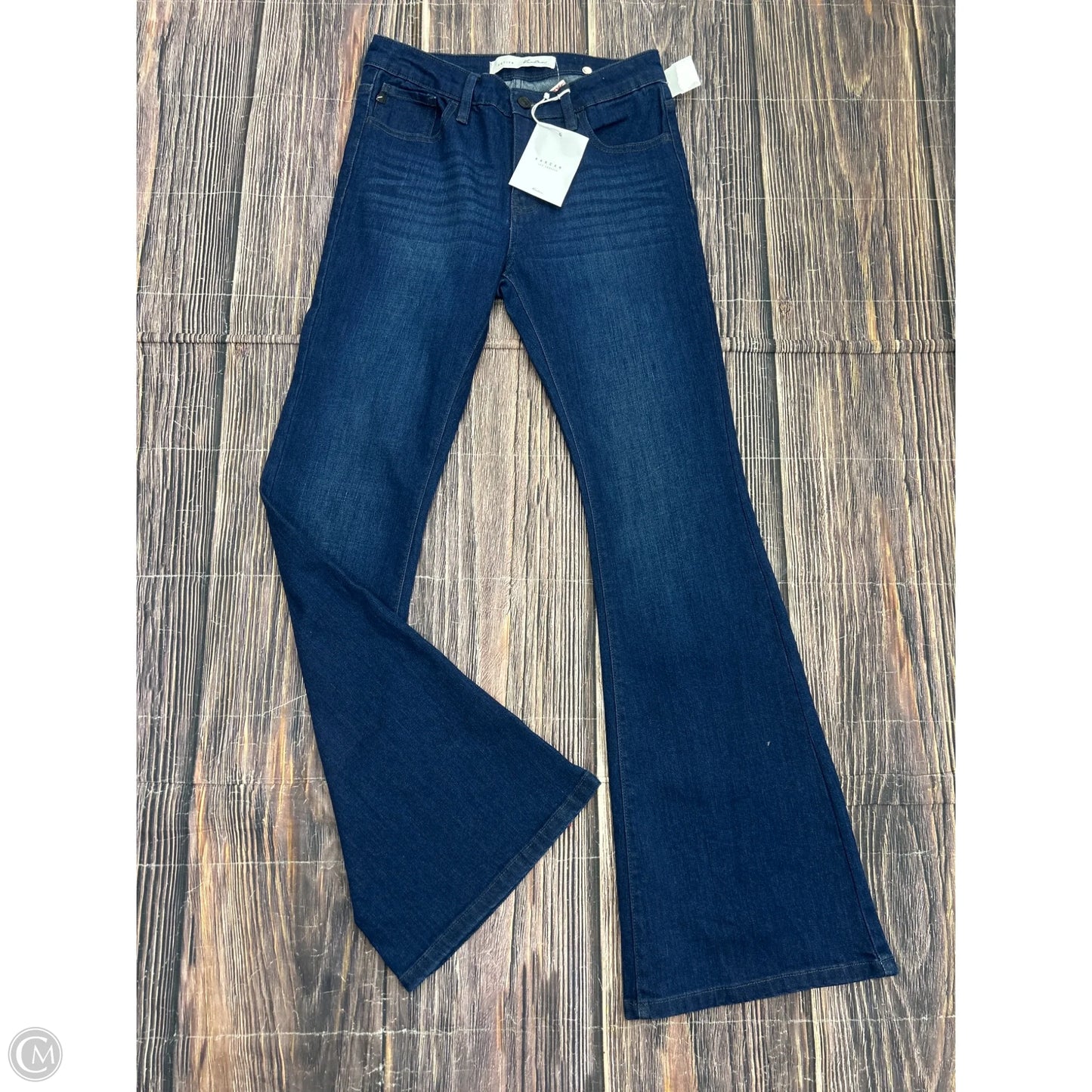 Jeans Flared By Kancan In Blue Denim, Size: 0p