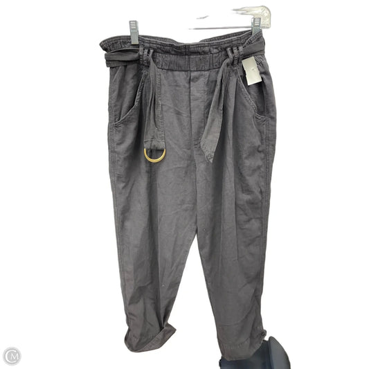 Pants Linen By Anthropologie In Black, Size: Mp