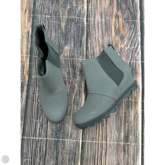 Boots Ankle Heels By Sorel In Grey, Size: 5