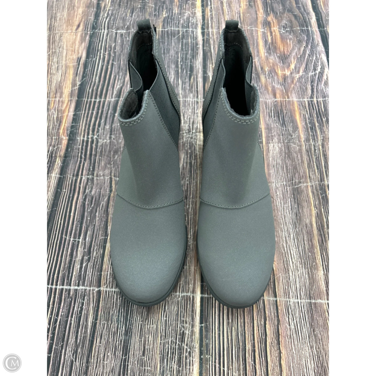 Boots Ankle Heels By Sorel In Grey, Size: 5