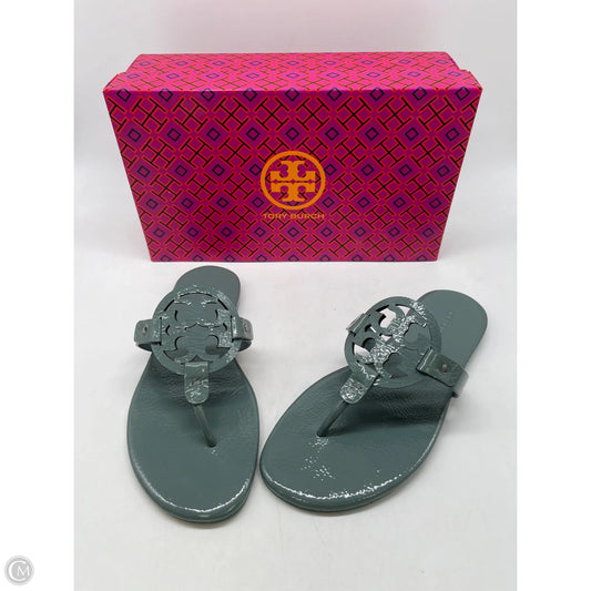 Sandals Designer By Tory Burch In Green, Size: 7
