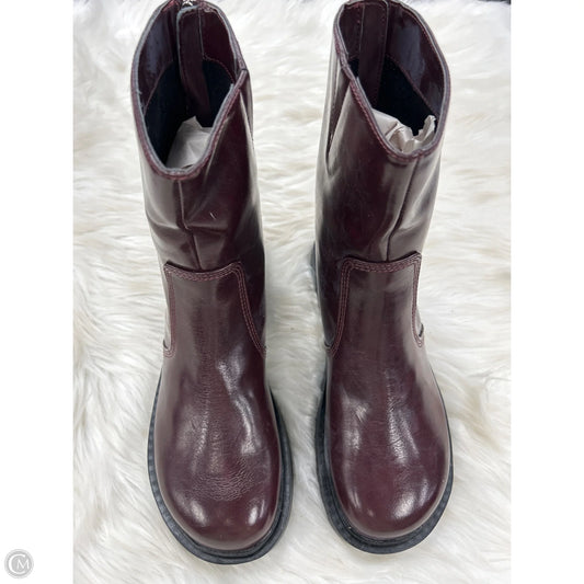 Boots Combat By Zara In Purple, Size: 6.5