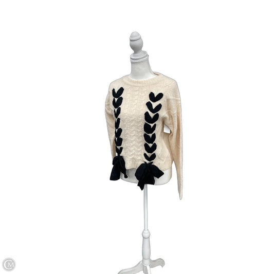 Sweater By Dreamers In Cream, Size: Xs