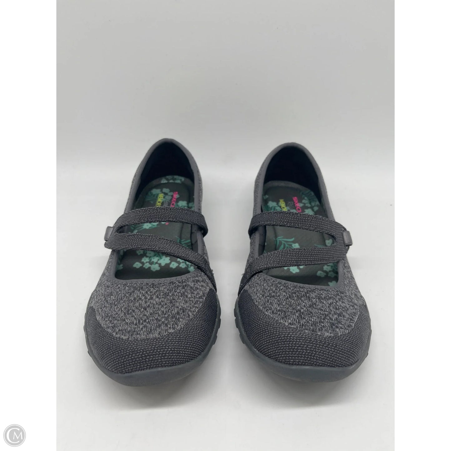 Shoes Flats By Skechers In Grey, Size: 8