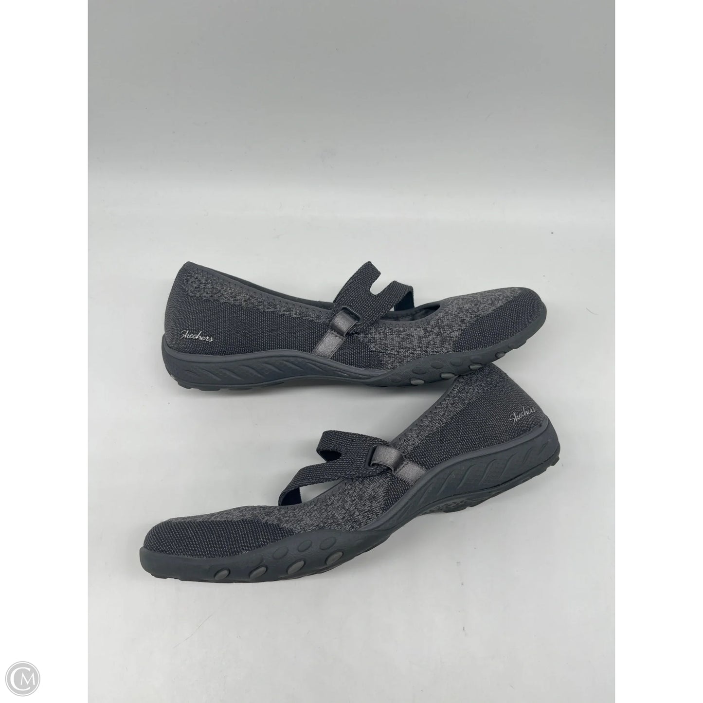 Shoes Flats By Skechers In Grey, Size: 8