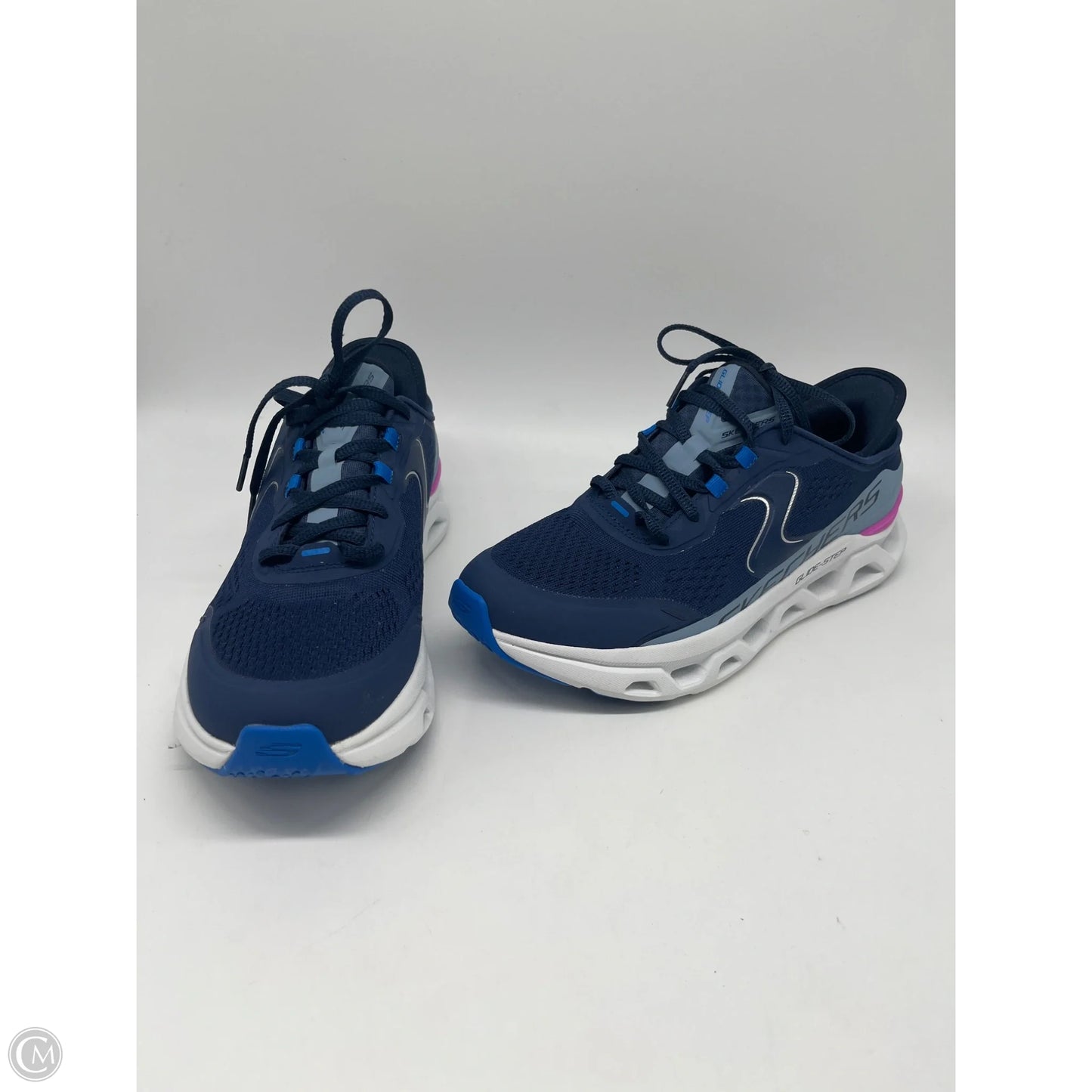 Shoes Athletic By Skechers In Blue, Size: 8