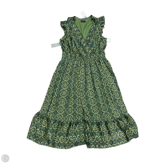 Dress Casual Maxi By Lane Bryant In Green, Size: 16