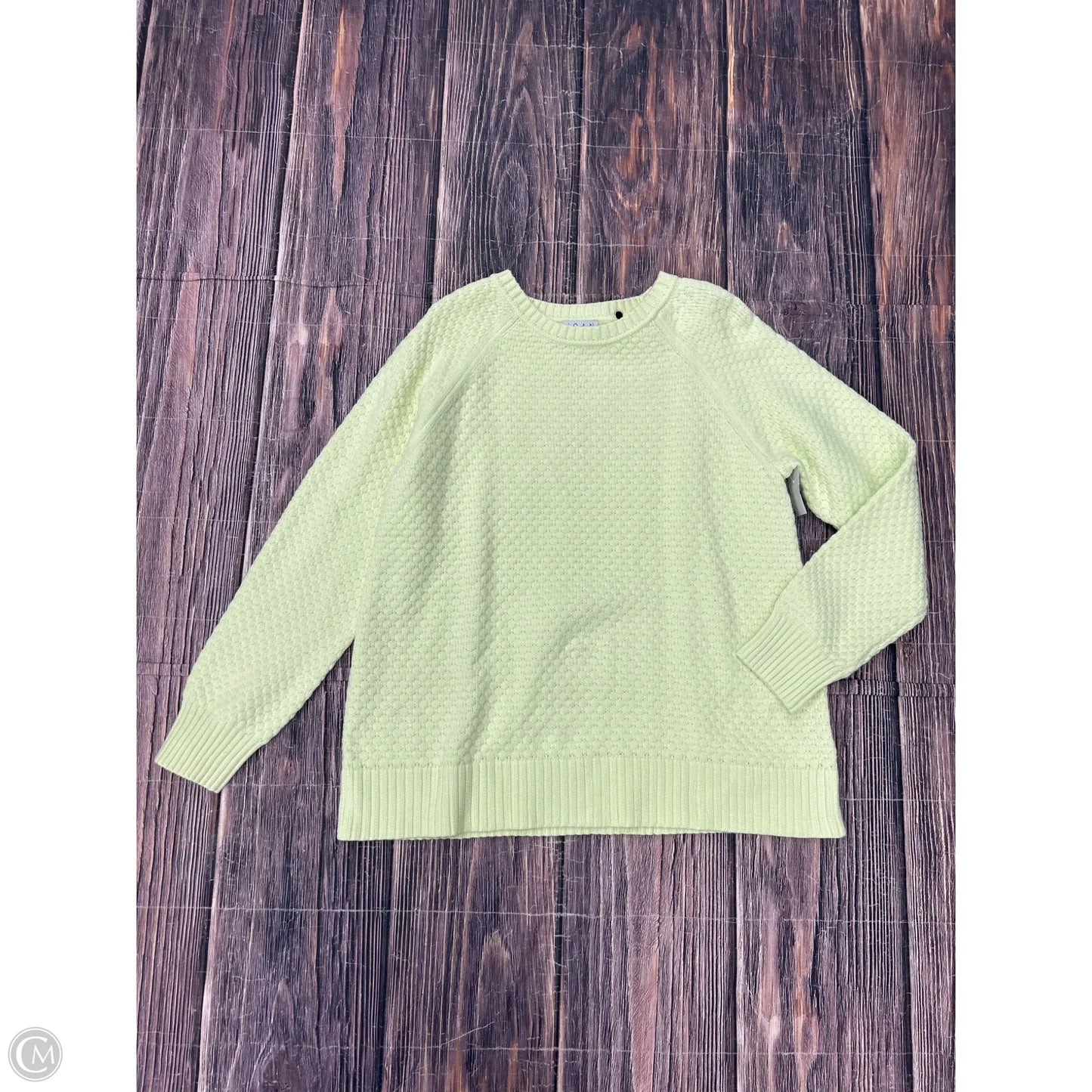 Sweater By Joan Rivers In Green, Size: L