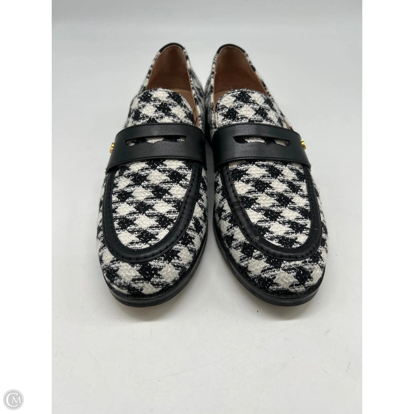 Shoes Flats By Cole-haan In Black & White, Size: 8.5