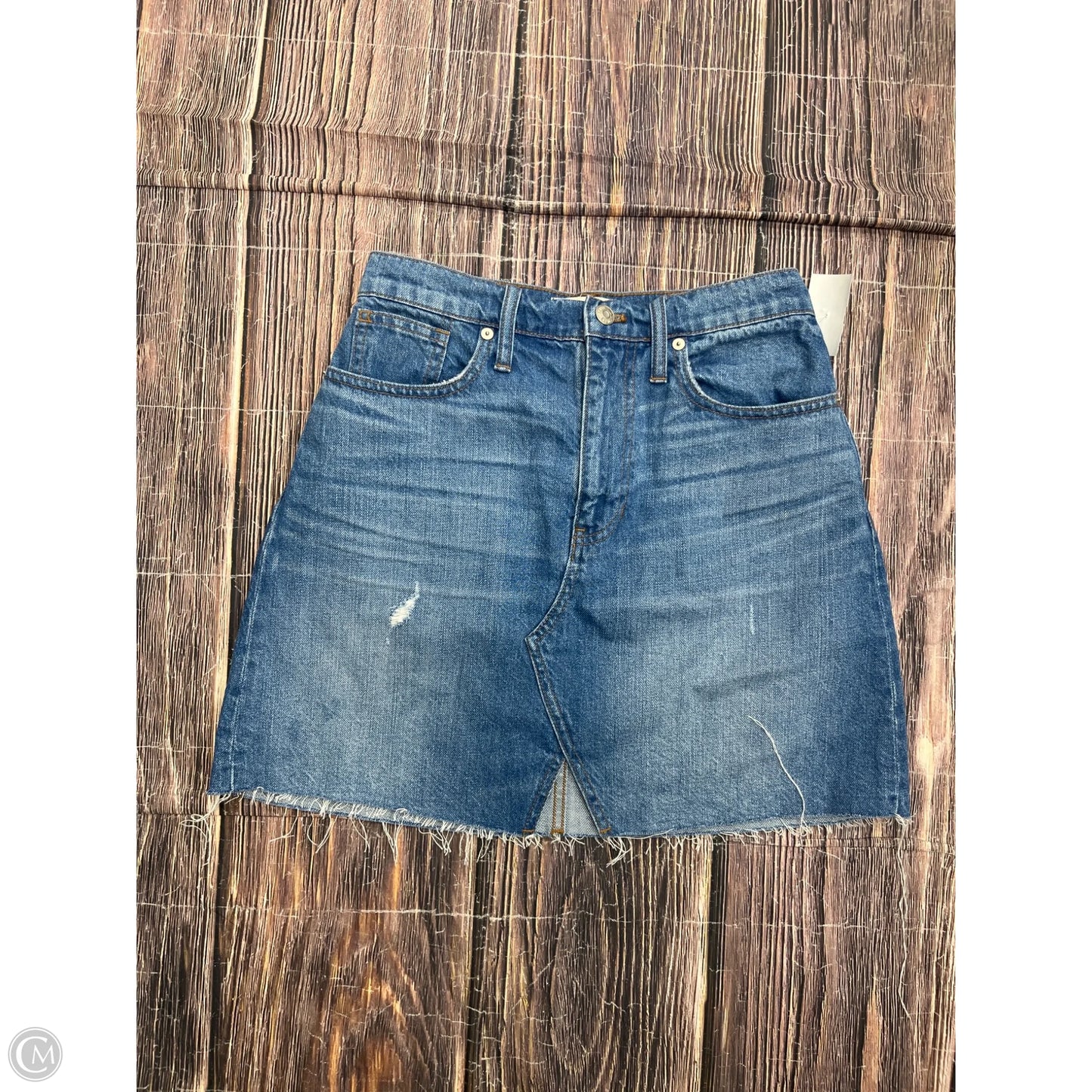 Skirt Maxi By Madewell In Blue, Size: 2