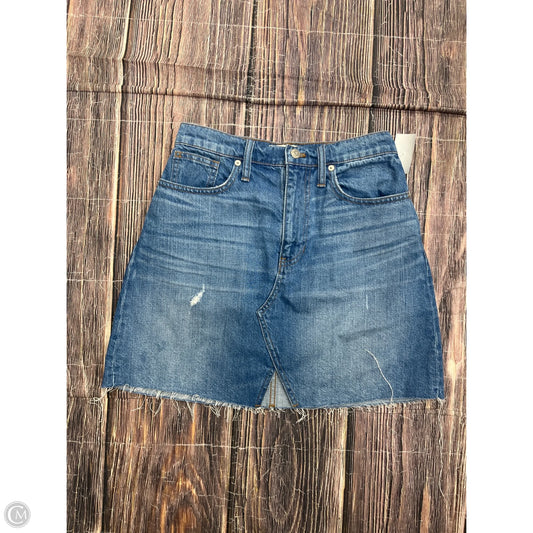 Skirt Maxi By Madewell In Blue, Size: 2