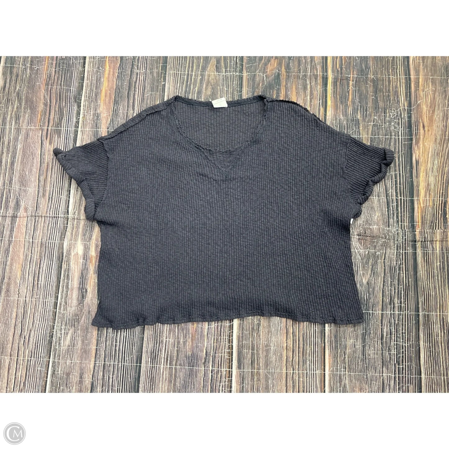 Top Short Sleeve By By Together In Grey, Size: S