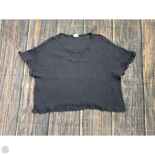 Top Short Sleeve By By Together In Grey, Size: S