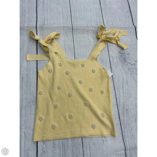 Tank Top By Francesca's In Yellow, Size: M