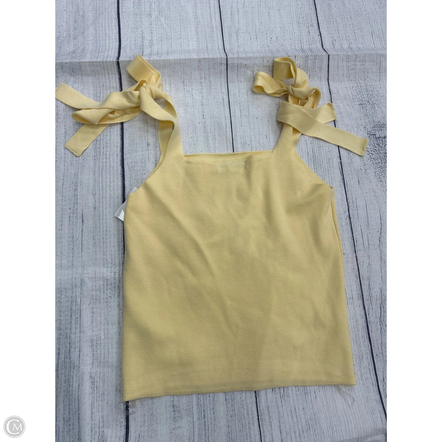 Tank Top By Francesca's In Yellow, Size: M