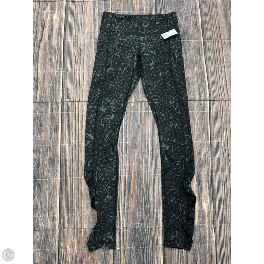 Athletic Leggings By Lululemon In Black & Grey, Size: 4