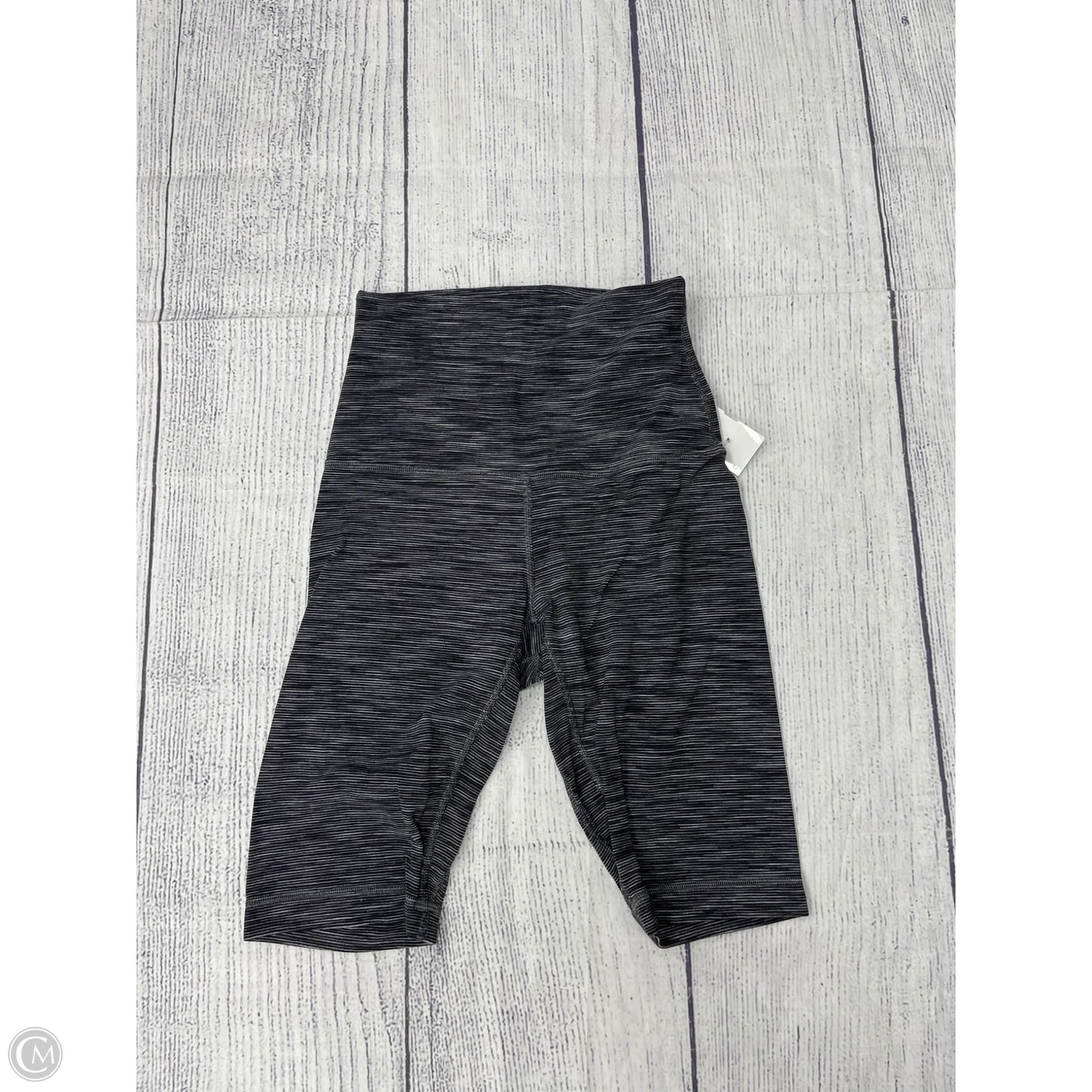 Athletic Shorts By Lululemon In Black & White, Size: 4