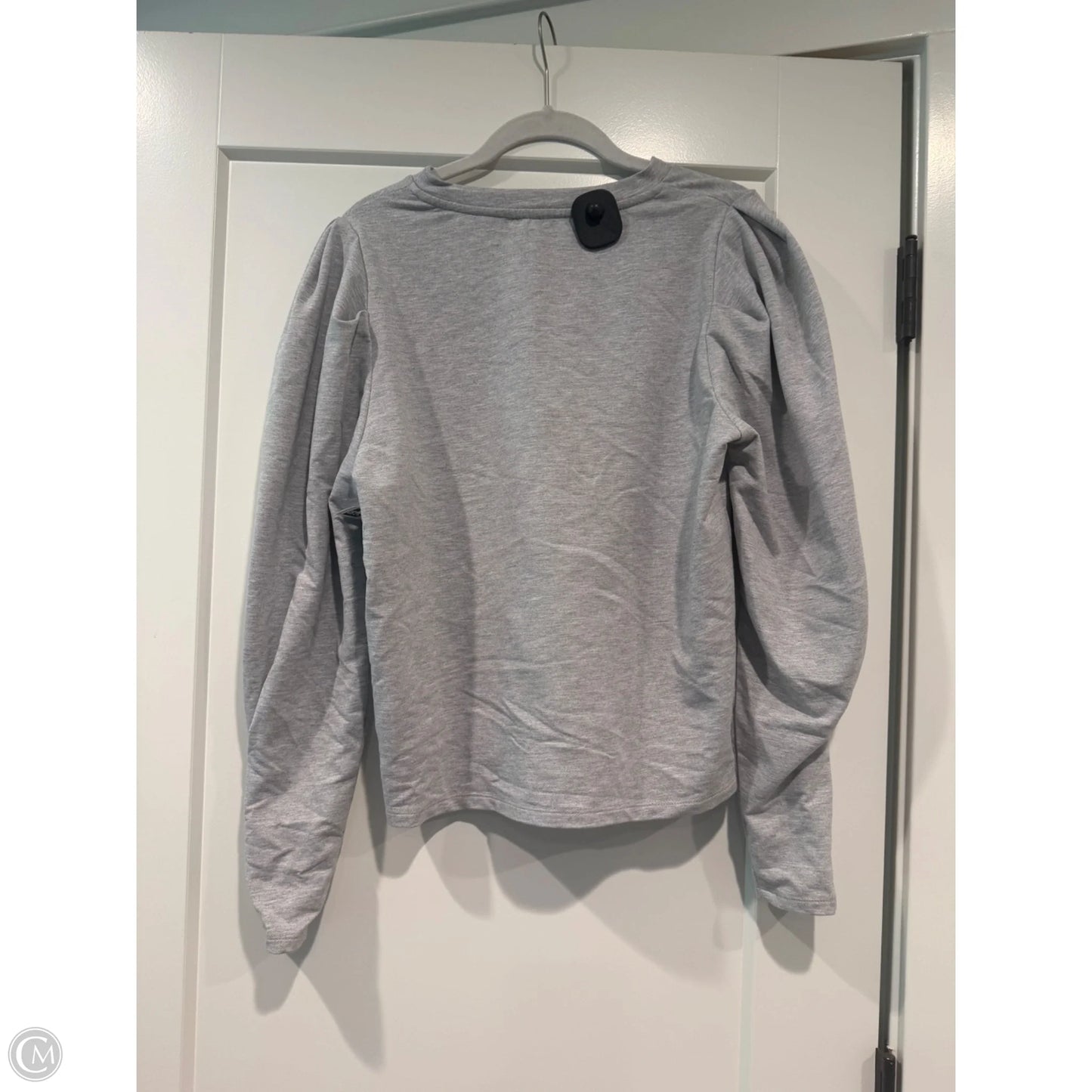 Top Long Sleeve By Clothes Mentor In Grey, Size: M