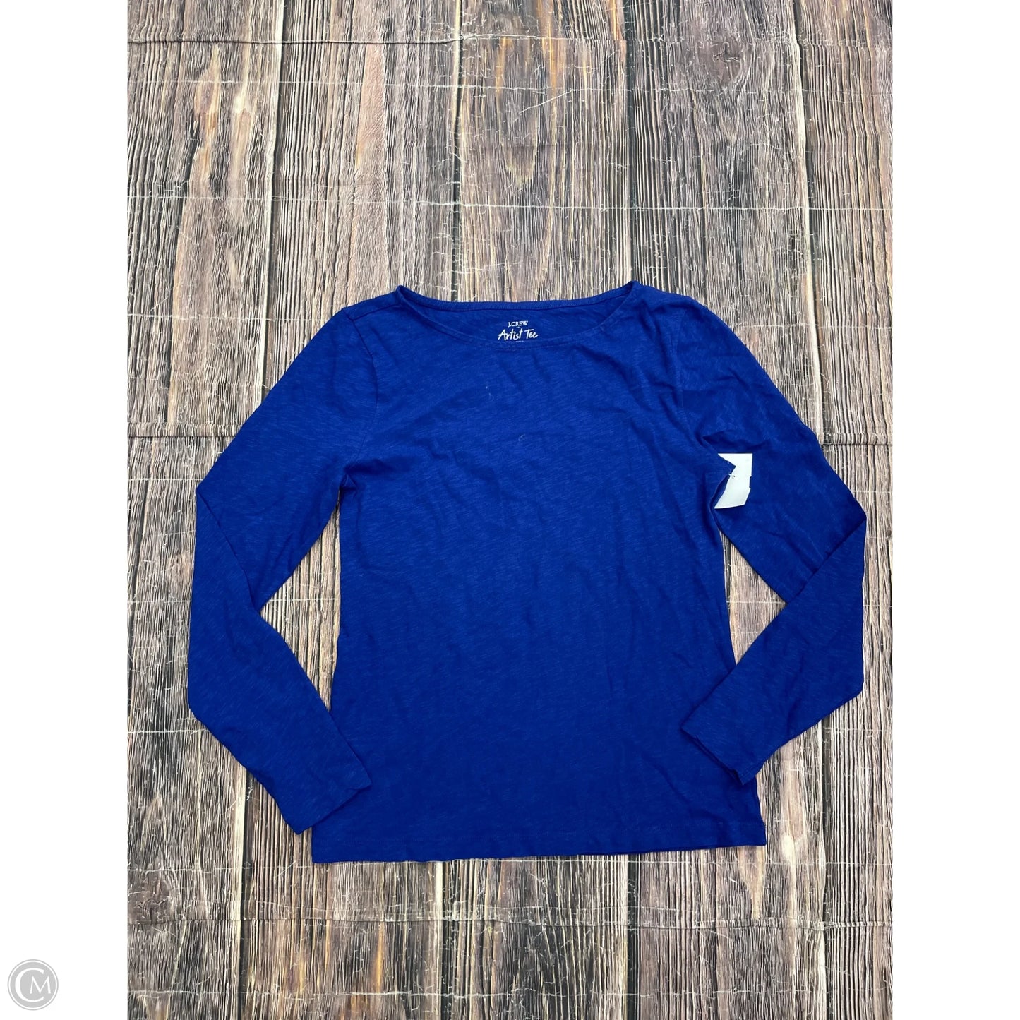 Top Long Sleeve Basic By J. Crew In Blue, Size: M