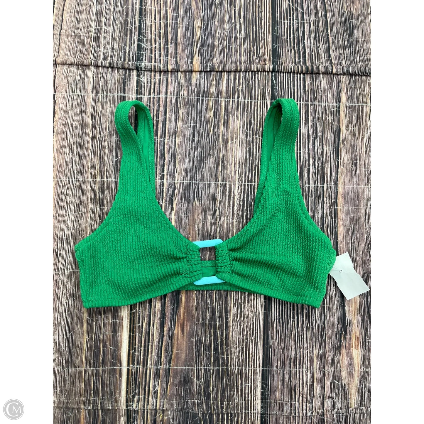 Swimsuit Top By Aerie In Green, Size: L