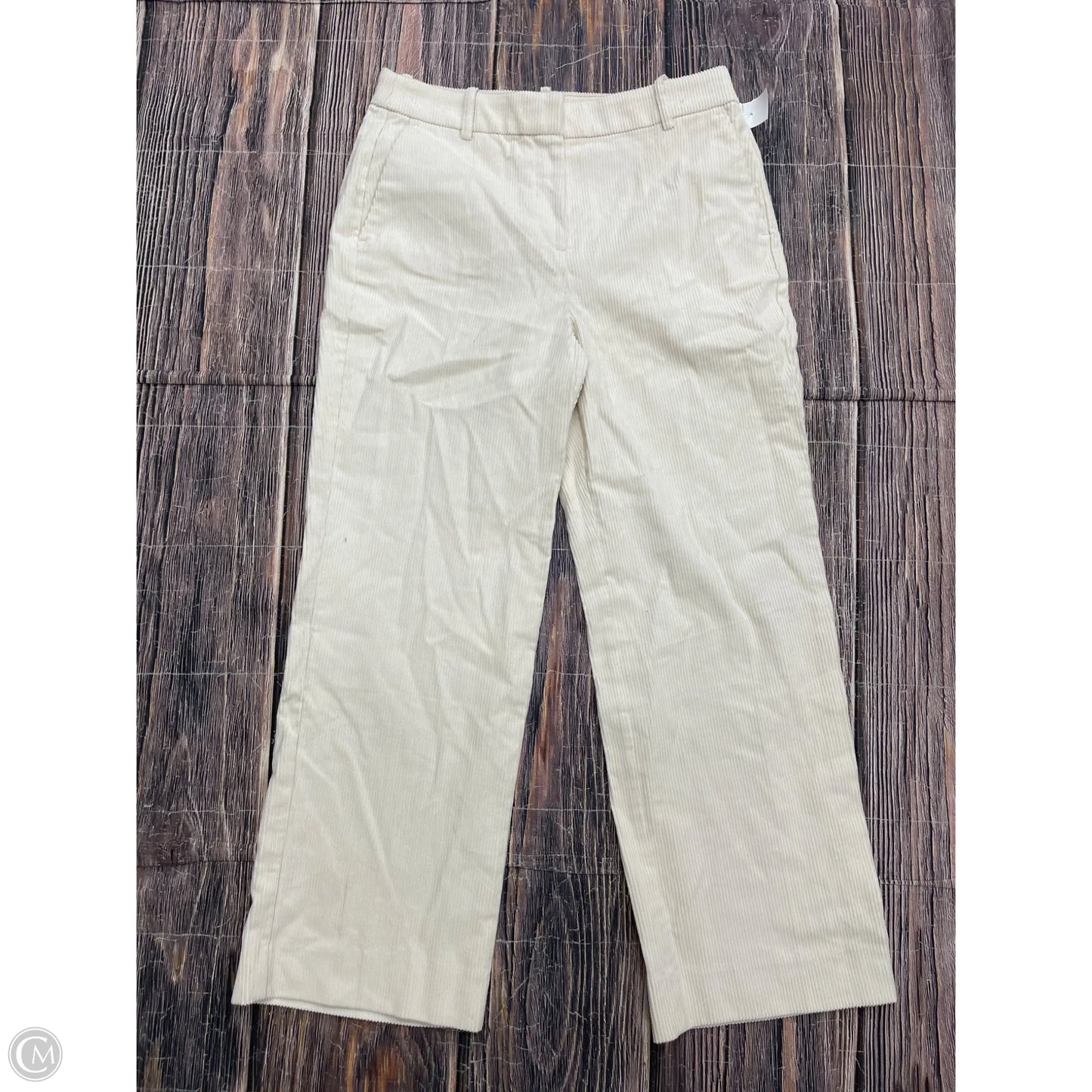 Pants Corduroy By J. Crew In Cream, Size: 10p