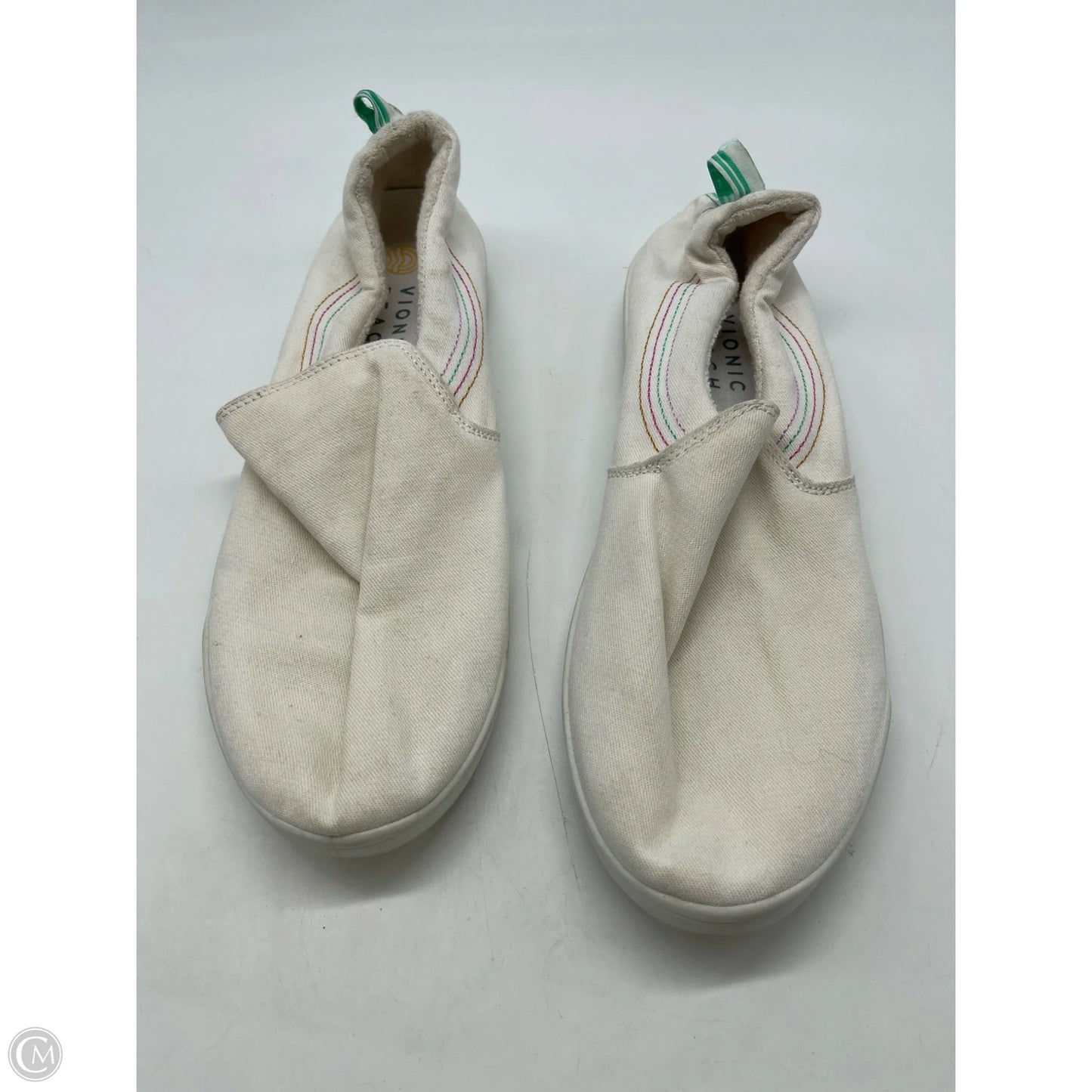 Shoes Flats By Clothes Mentor In White, Size: 9.5