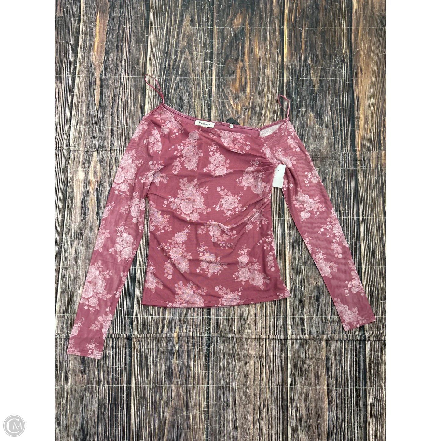 Top Long Sleeve By Francesca's In Pink, Size: M