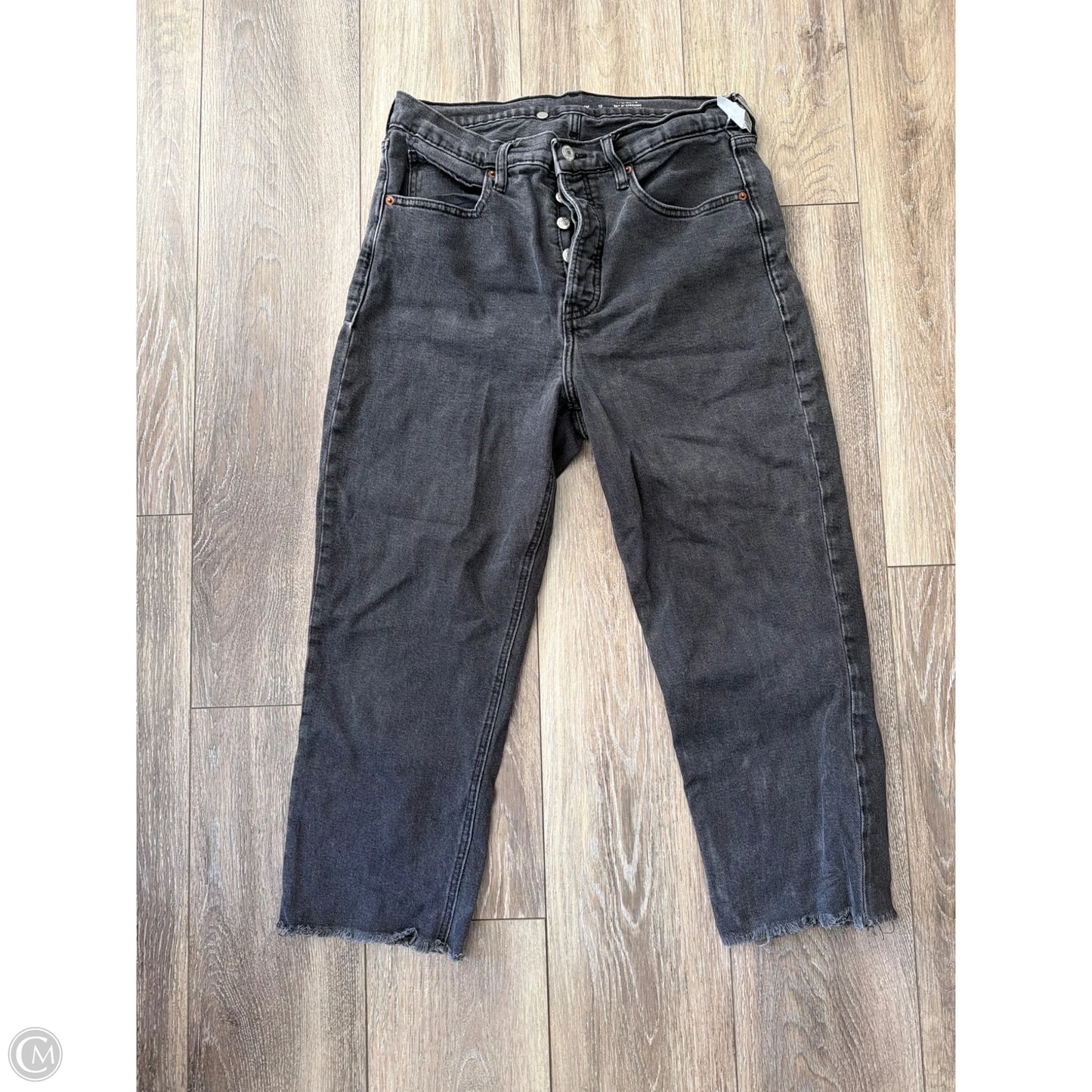 Jeans Straight By Old Navy In Black, Size: 12