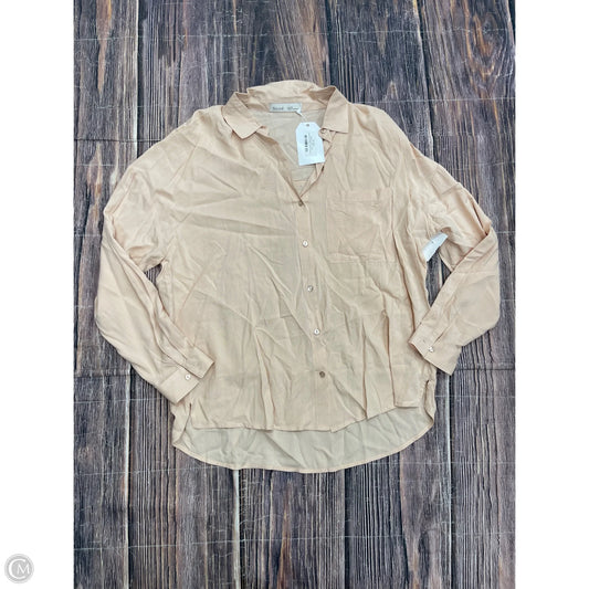 Top Long Sleeve By Be Cool In Pink, Size: S