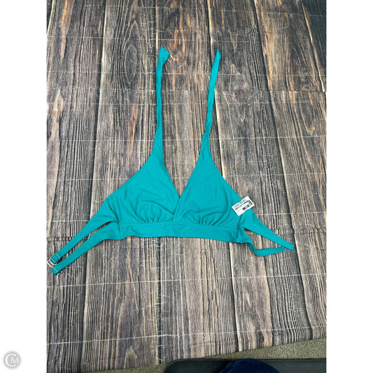 Swimsuit Top By Clothes Mentor In Teal, Size: L
