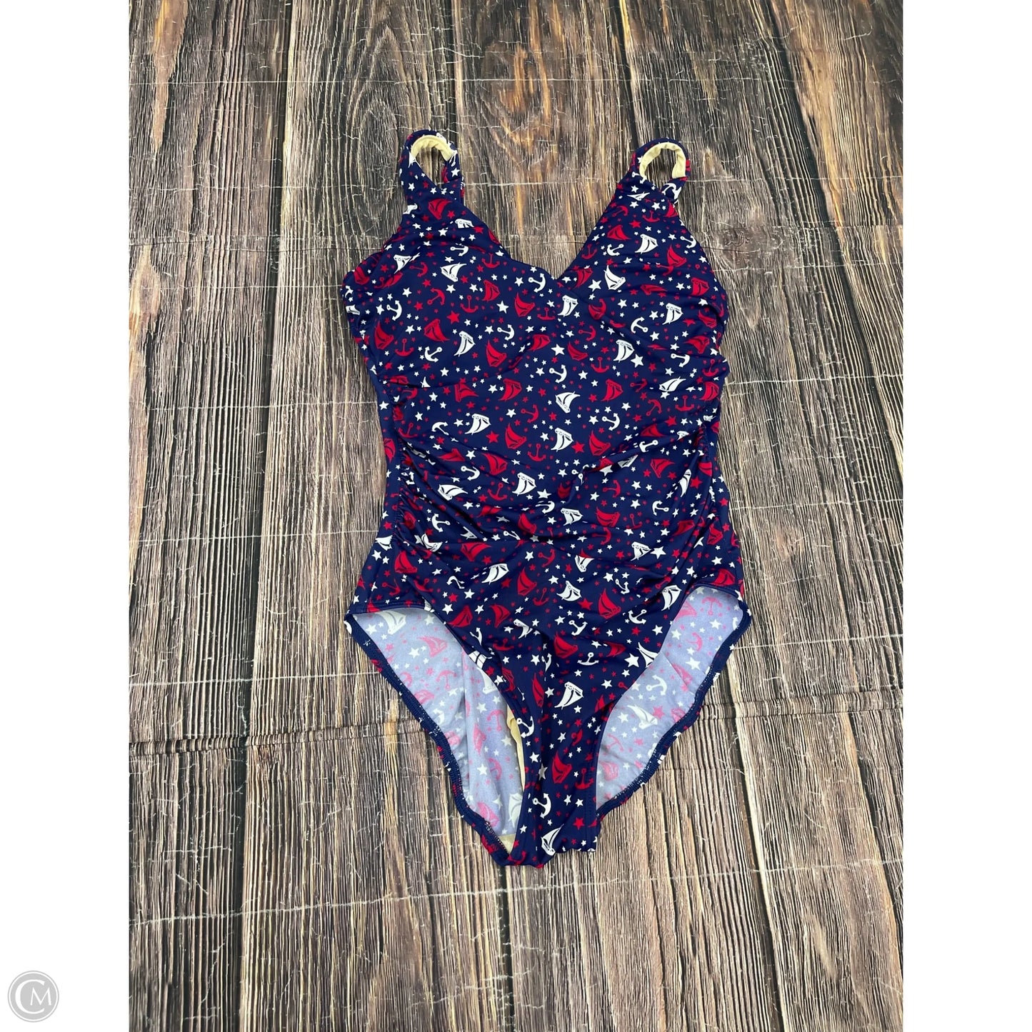 Swimsuit By Miraclesuit In Blue, Size: 12
