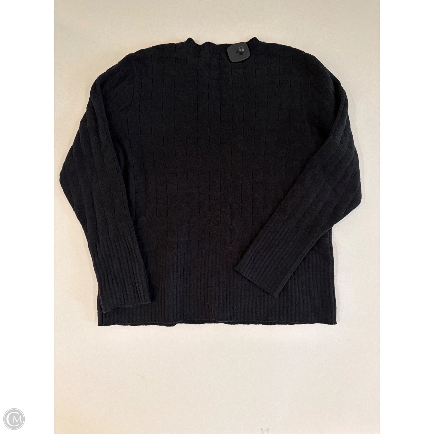 Sweater By Liz Claiborne In Black, Size: L