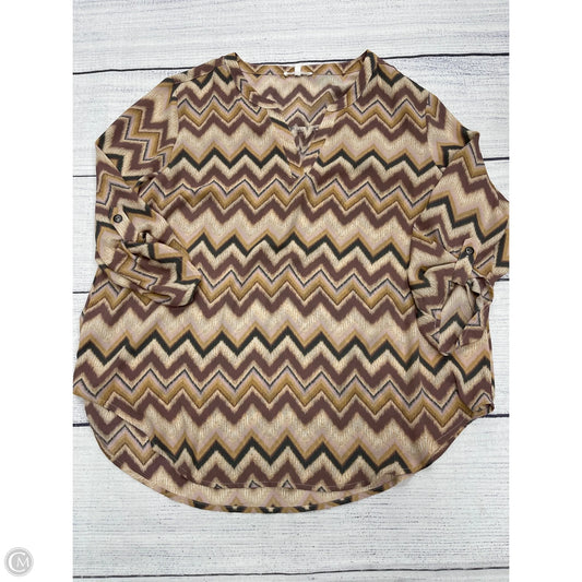 Top 3/4 Sleeve By Maurices In Multi-colored, Size: Xl