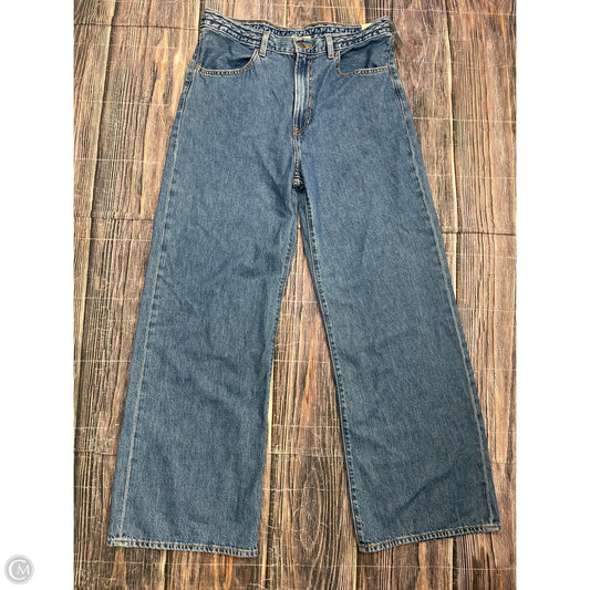 Jeans Wide Leg By Levis In Blue, Size: 14